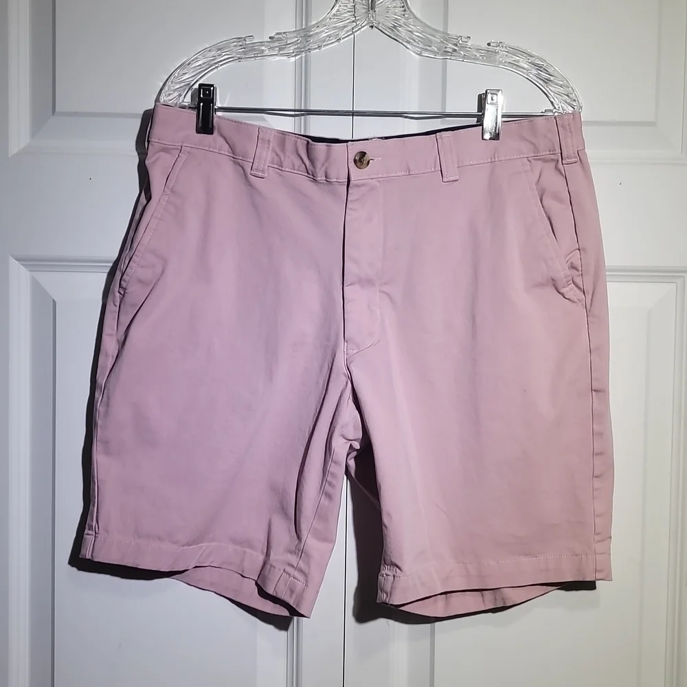 𝅺CLUB ROOM Chalky Rose Pink Stretch Chino Shorts